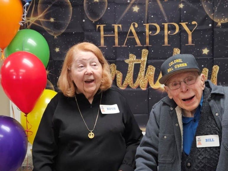 Guests celebrate at the DeCorso Community Center’s October 7 birthday extravaganza honoring New Providence residents in their 90s.